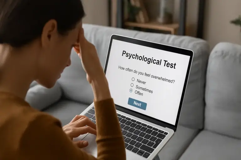 Quando un test psicologico online può essere utile? Il vantaggio immediato ma anche i limiti